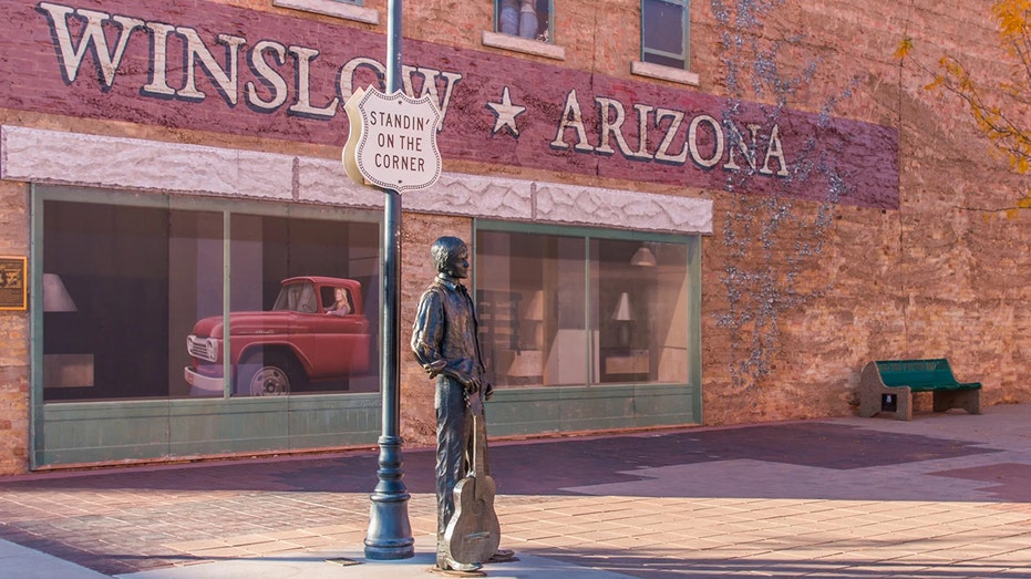 'Standing on a corner in Winslow, Arizona' is one American community's route to revival