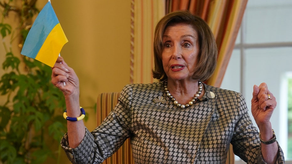 Pelosi university speech interrupted by anti-Israel agitators: ‘Warmonger’