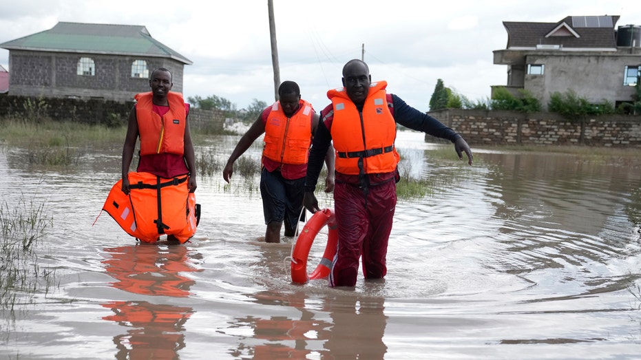 At least 70 people killed by flooding in Kenya as more rain is expected through the weekend