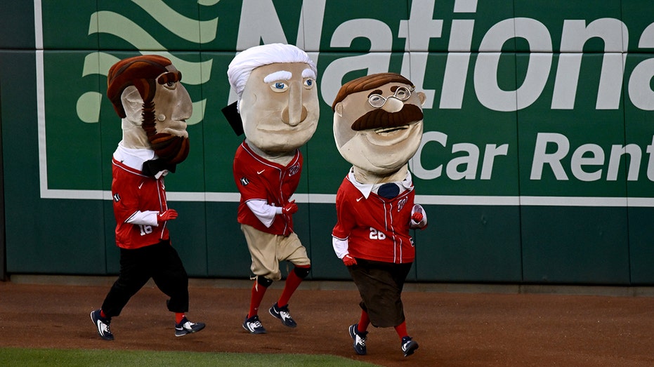 DC-area sports team mascots turn Nationals’ presidents race into all-out brawl in hilarious scene