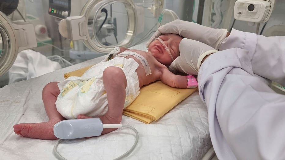 Baby girl rescued from dead mother's womb following Israeli airstrike dies in Gaza hospital