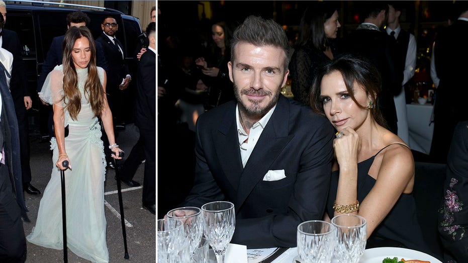 Victoria Beckham arrives at 50th birthday...