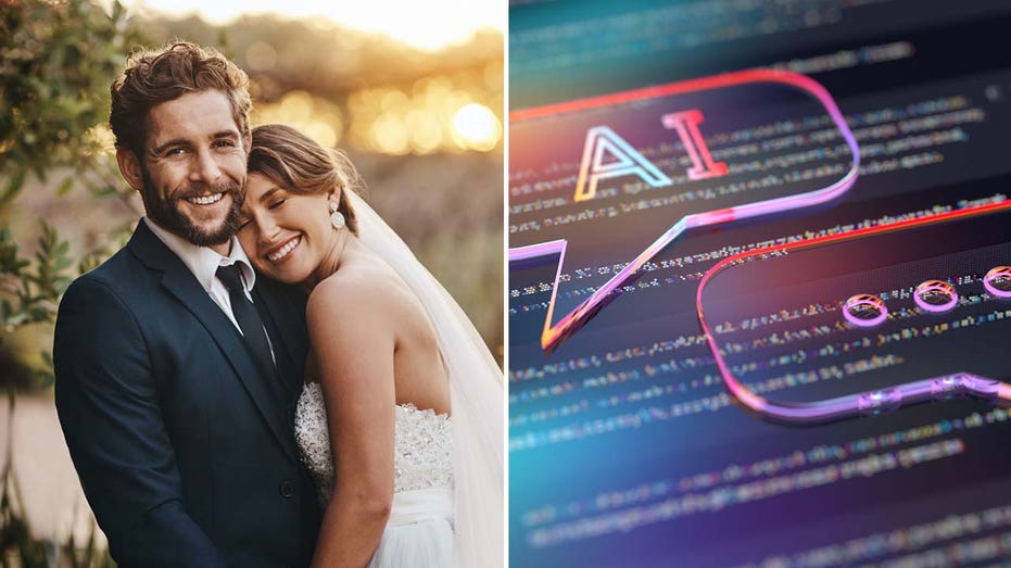 Couple married and AI messaging