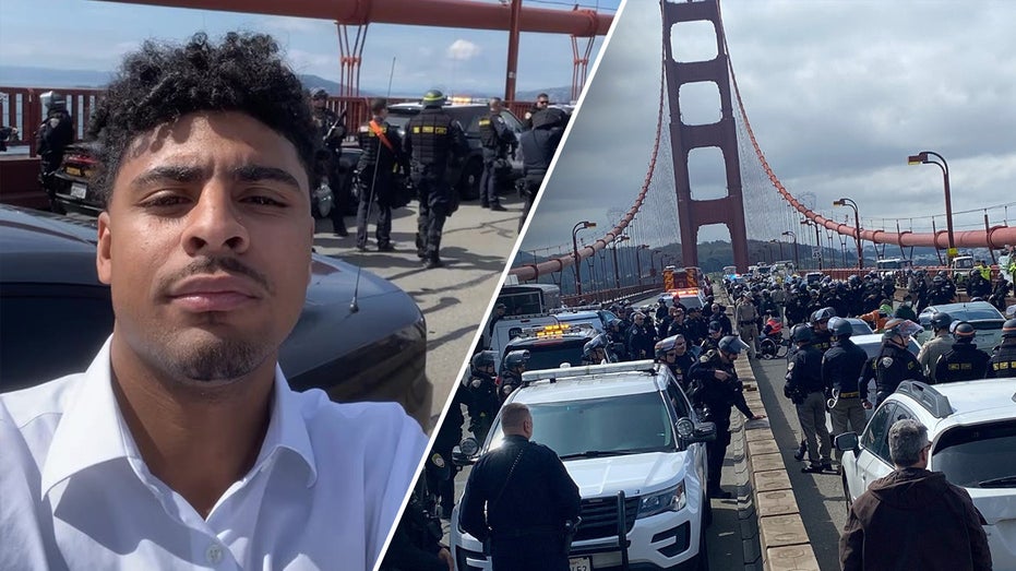 Driver stuck on Golden Gate Bridge during anti-Israel protest says he lost wages needed for brother's funeral