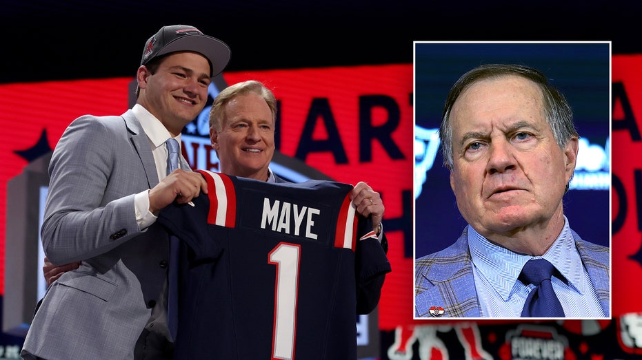 Bill Belichick shades Patriots first-round pick Drake Maye over Josh Allen comparison: 'We'll see about that'