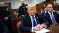 Former President Donald Trump appears in Manhattan Criminal Court, Thursday, May 30, 2024, in New York. Jury deliberations in Donald Trump&apos;s criminal hush money trial enter a second day as jurors navigate the weighty task of evaluating the former president&apos;s guilt and innocence alongside the facts of the case.