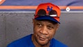 Port St. Lucie, FL: Former New York Mets player Darryl Strawberry attending a spring training workout on Feb. 27, 2024 in Port St. Lucie, Florida.