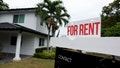MIAMI, FLORIDA - DECEMBER 12: A &quot;for rent&quot; sign is posted in front of a home on December 12, 2023 in Miami, Florida. According to AAA, the national average for unleaded gas was $3.14 a gallon on December 12, which helped slow the growth of the Consumer Price Index. But the cost of shelter remains high, pushing the entire index up 0.1% between October and November. (Photo by Joe Raedle/Getty Images)