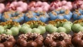 Boston, MA - August 11: Pondejoy is one of the few mochi donut places in Boston that's local--not a franchise. A selection of donuts at their location. (Photo by Jonathan Wiggs/The Boston Globe via Getty Images)