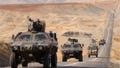 A Turkish army convoy heads toward Sirnak on the Turkey-Iraq border on October 22, 2007 near Sirnak, Turkey. Turkey has carried out a new round of airstrikes targeting Kurdish militants in neighboring Iraq, the Turkish defense ministry said Monday.