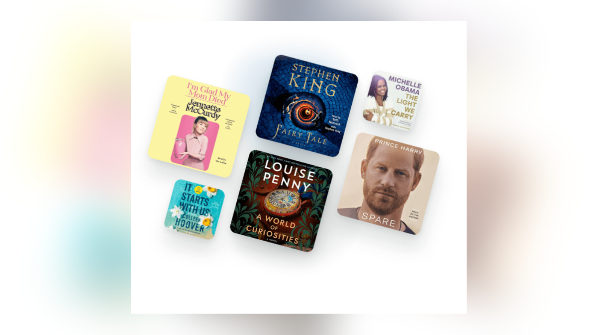 The whole family can listen to their favorite books through Audible.