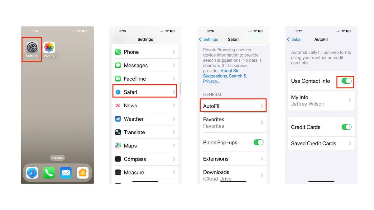 iPhone otomatik doldurma 2