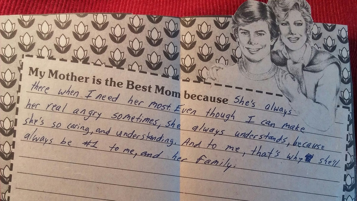carta de Jason sobre sua mãe