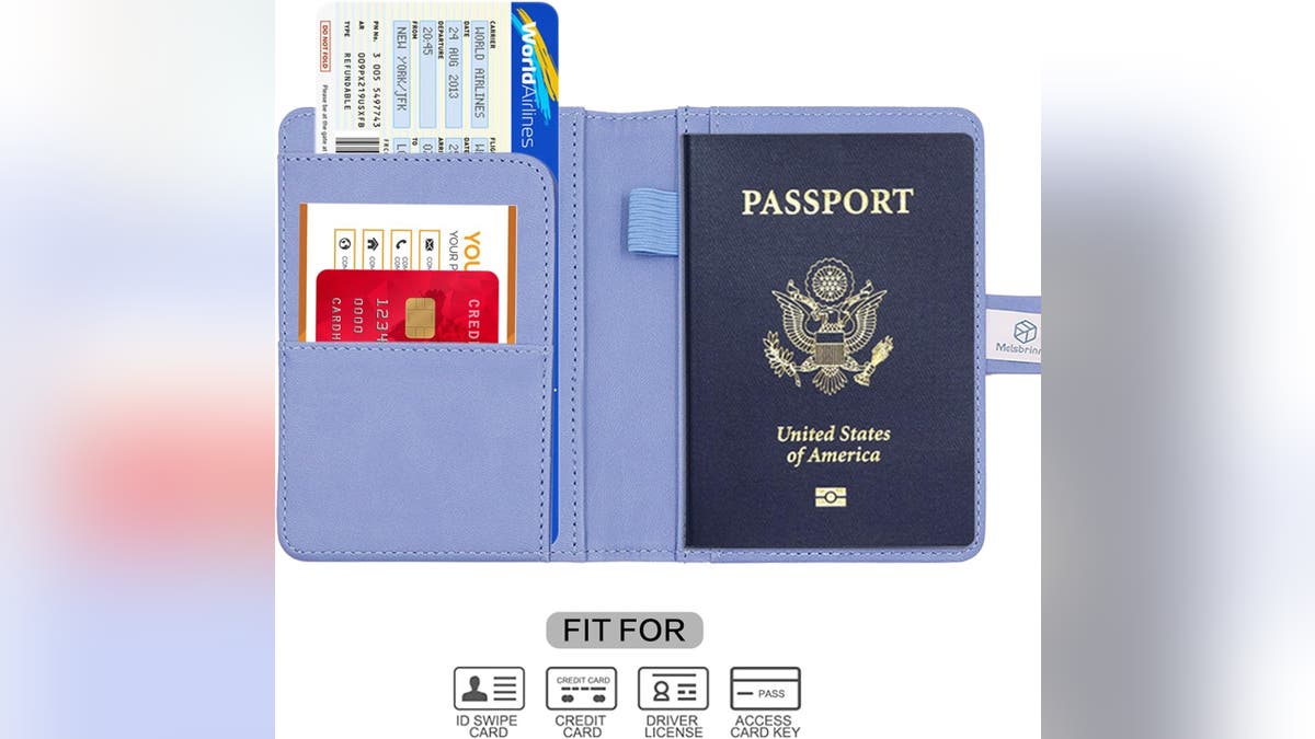 Passports are vital for travel. Keep it safe with a cover.