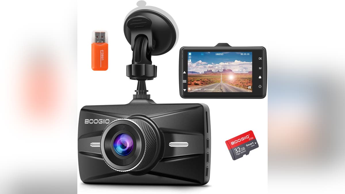 A dash cam can catch all the events that happen on the road. 
