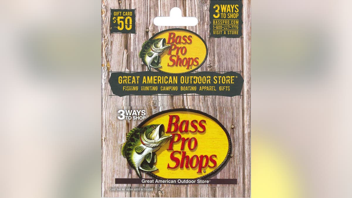Don't know what to get for Father's Day? A Bass Pro Shop gift card lets your dad pick out his own gift. 