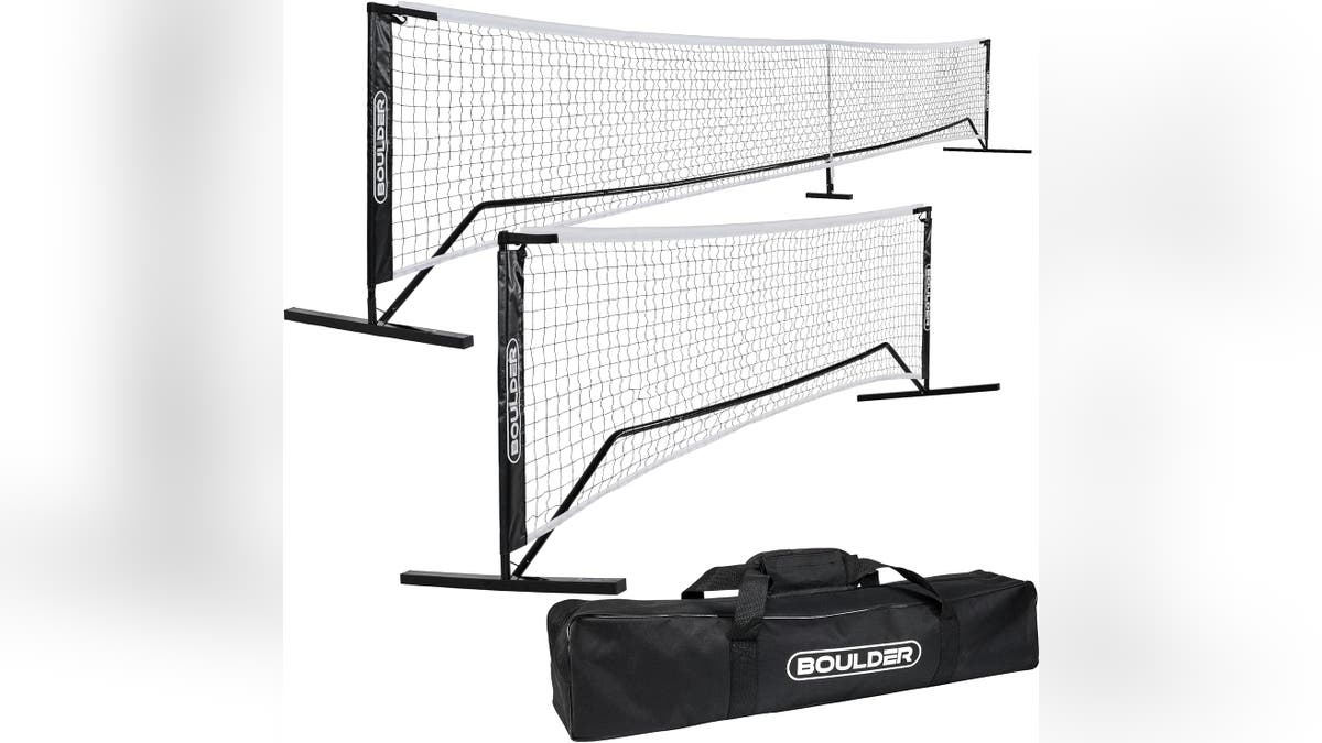 Play pickleball anywhere with your own set of nets.?