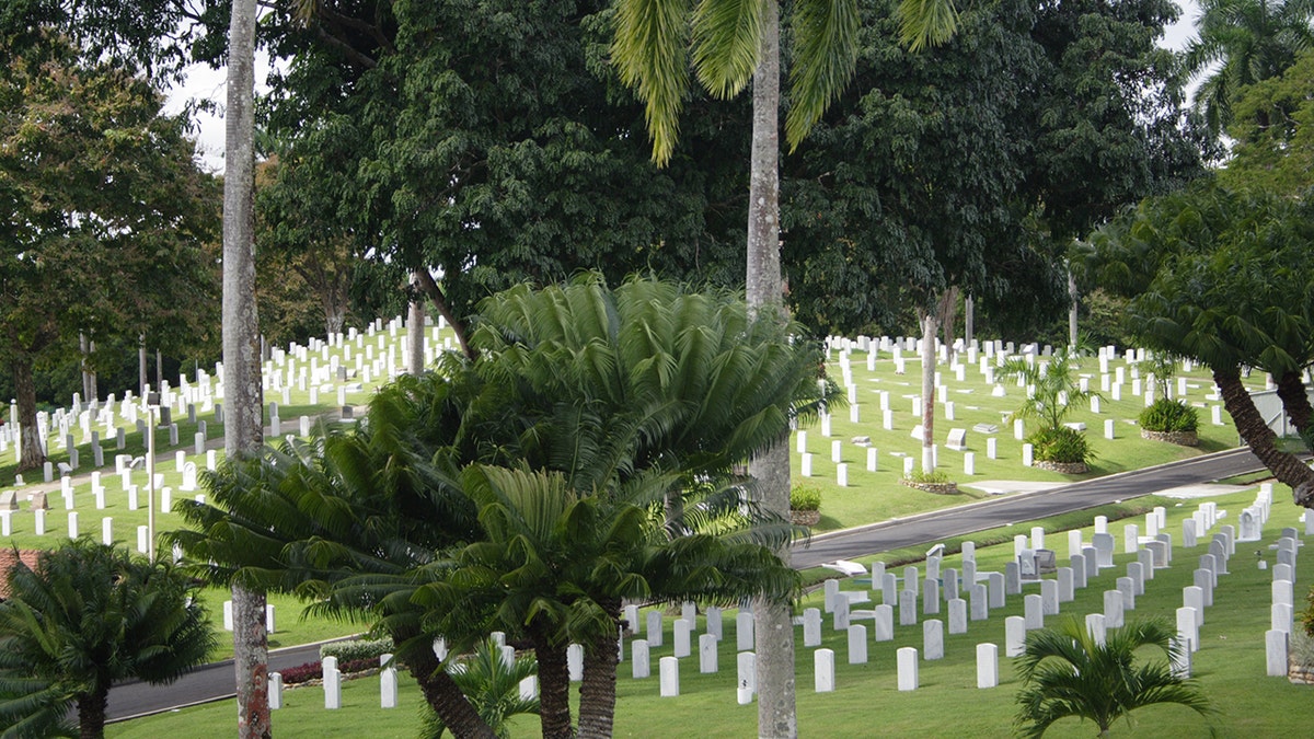 American cemetery in Panama
