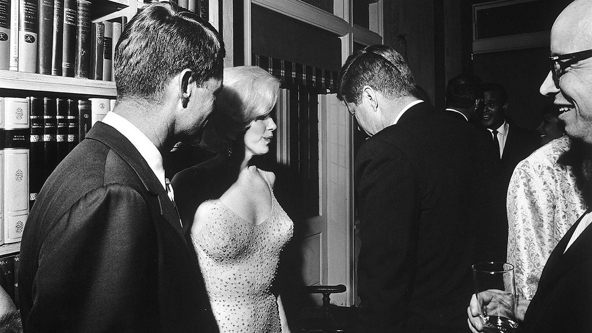 Marilyn Monroe and President John F. Kennedy