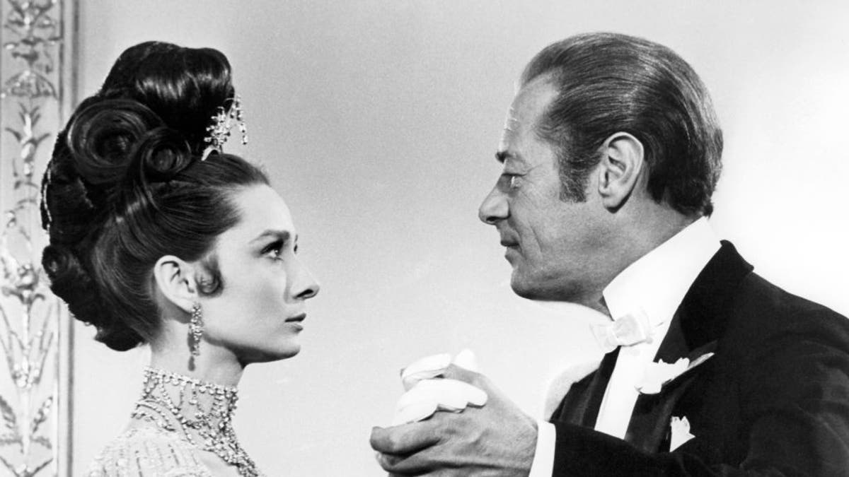 Audrey Hepburn y Rex Harrison en Mi Bella Dama