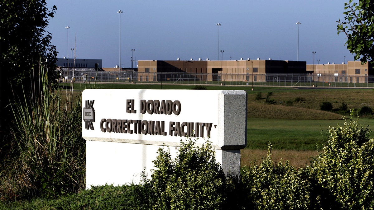 Street view of the El Dorado Correctional Facility.