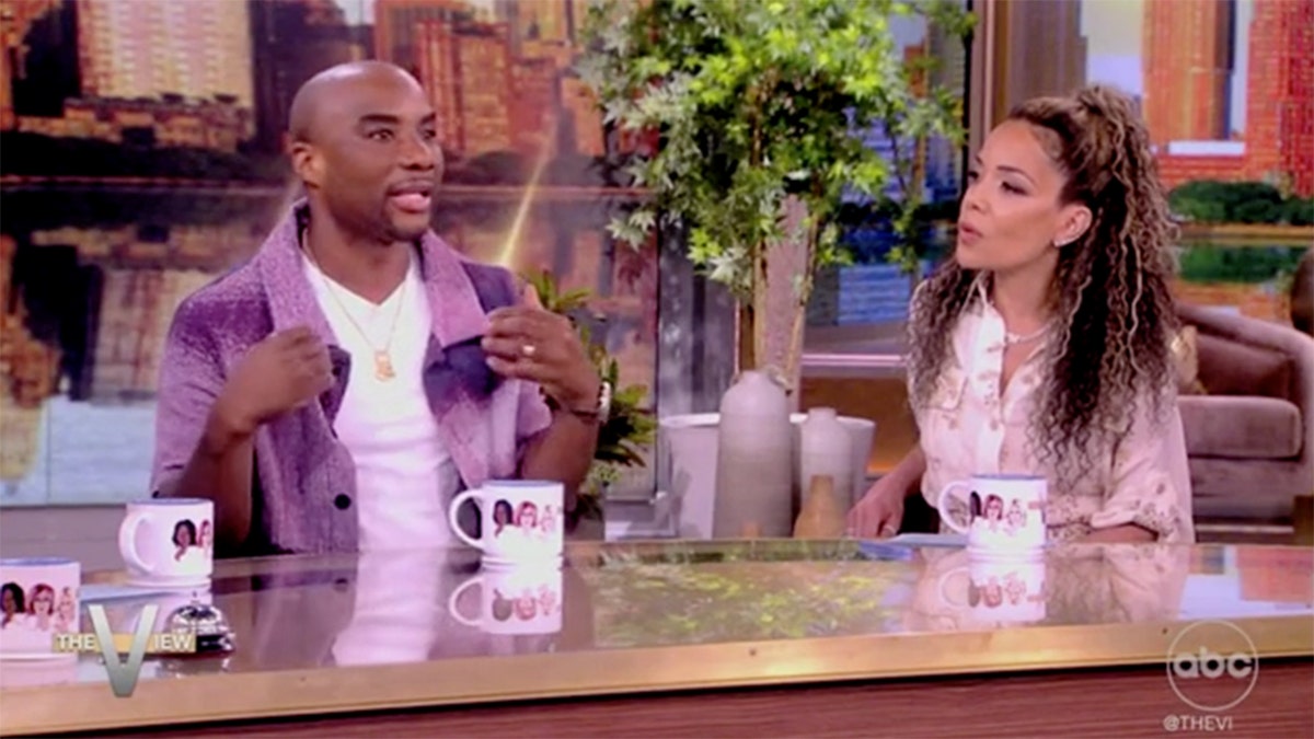"The View" co-host Sunny Hostin and Charlamagne Tha God