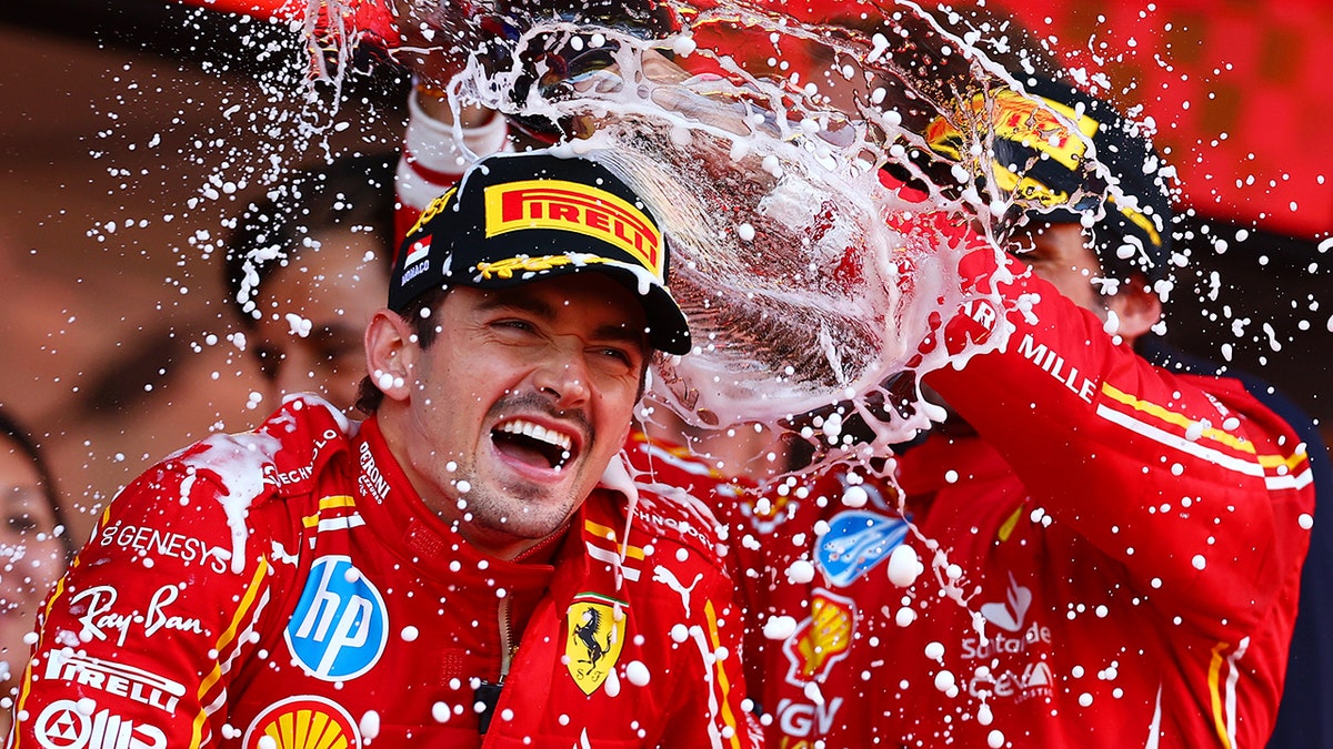 Champagne Shower by Charles LeClerc