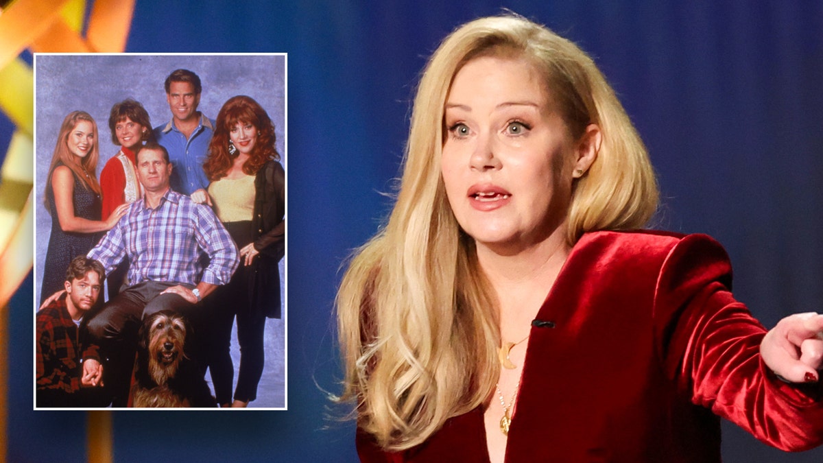 Christina Applegate in Married with Children and at an awards show