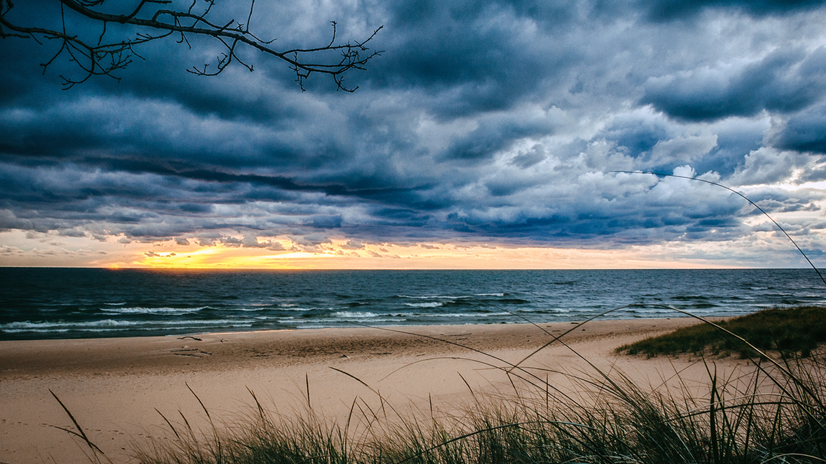 P.J. Hoffmaster State Park, is situated on three miles of stunning Lake Michigan shoreline. 