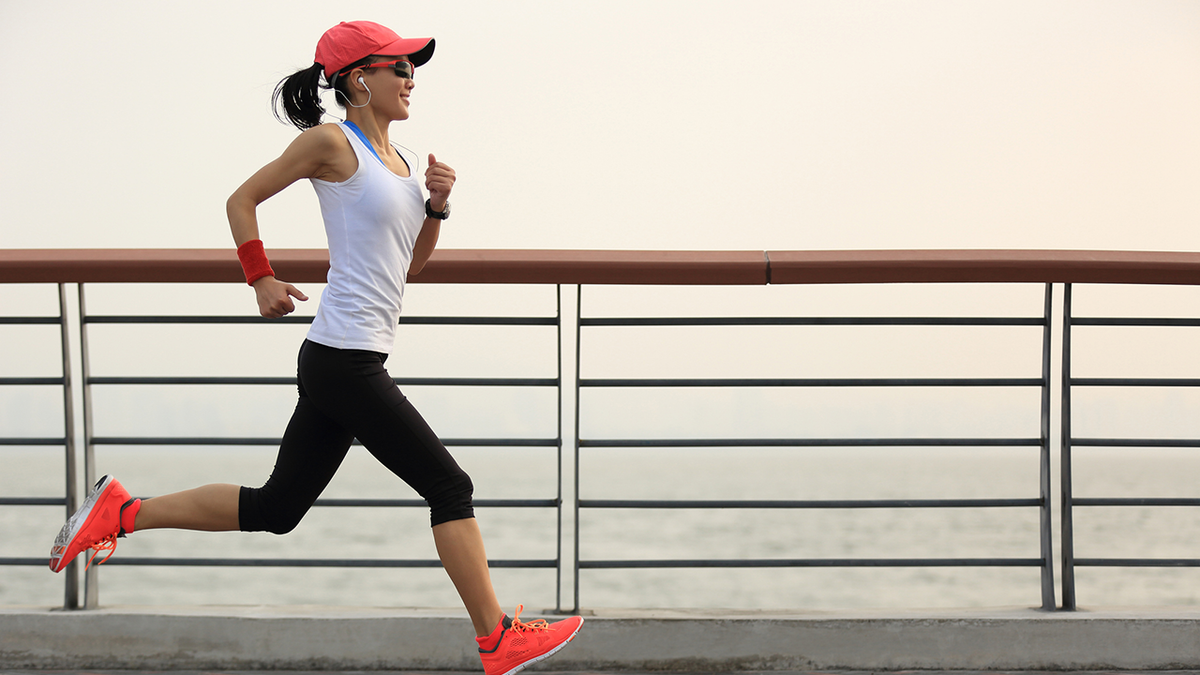 Sunglasses can help relax your stance for a better run.