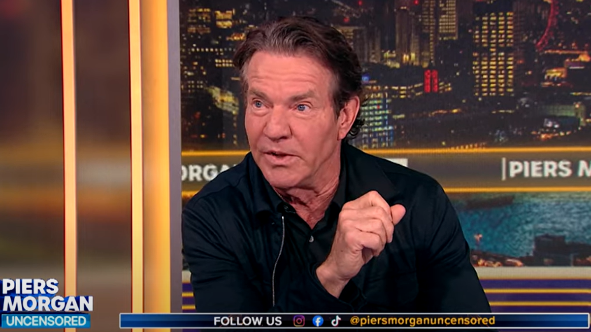 Dennis Quaid speaks on "Piers Morgan Uncensored"