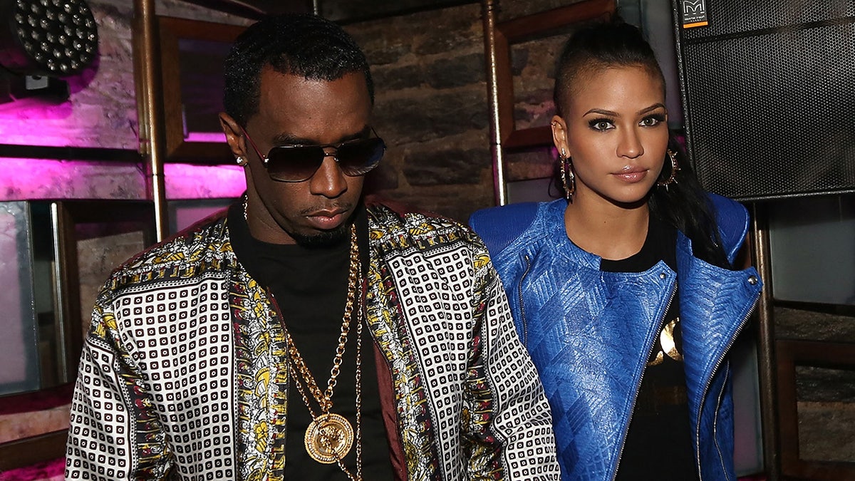 Sean "Diddy" Combs and Cassie attend Cassie's RockAByeBaby release party
