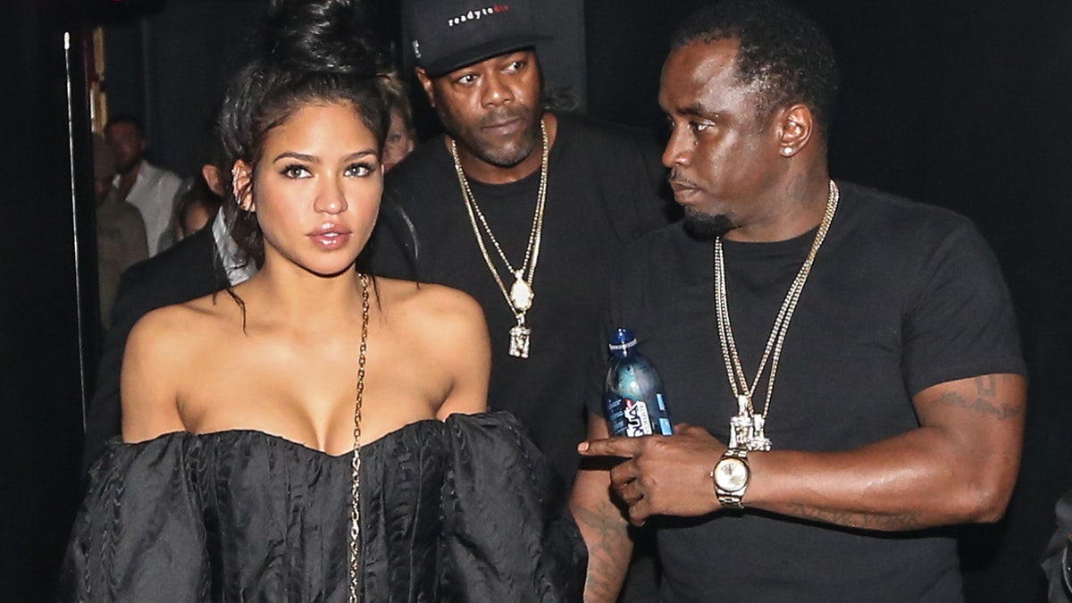 Cassie and Diddy party at Mr. Jones