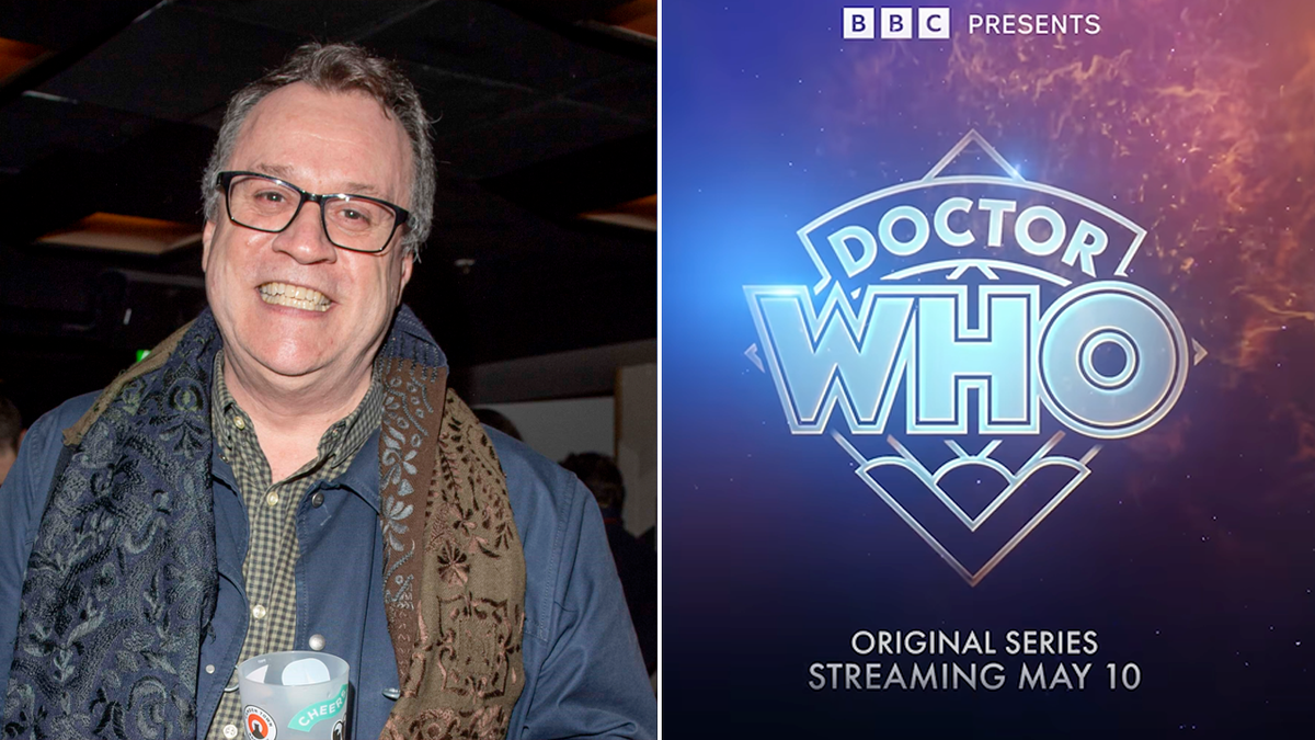 Russell T. Davies and the Dr. Who Logo