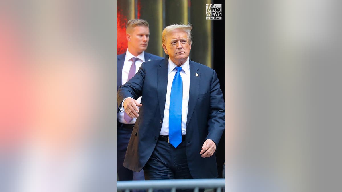 Donald Trump arrives to Trump Tower after being found guilty