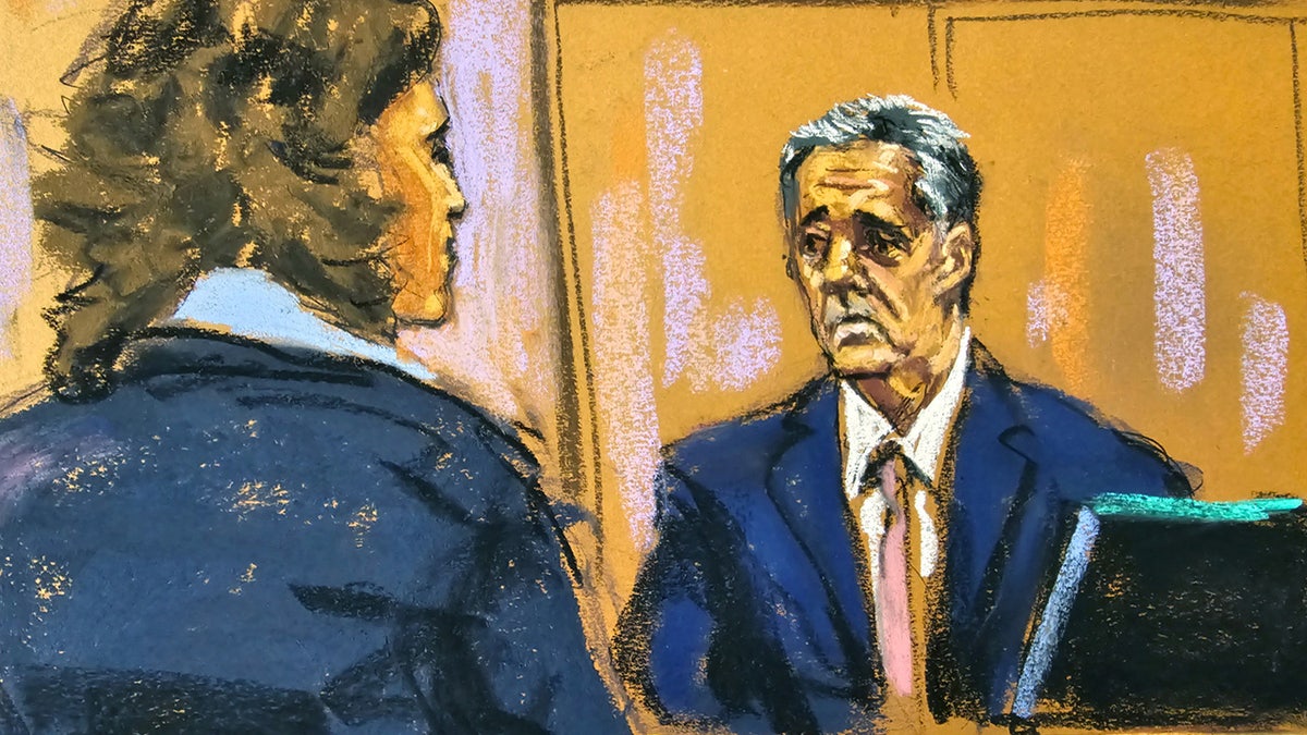 Michael Cohen is questioned by prosecutor Susan Hoffinger during former U.S. President Donald Trumps criminal trial