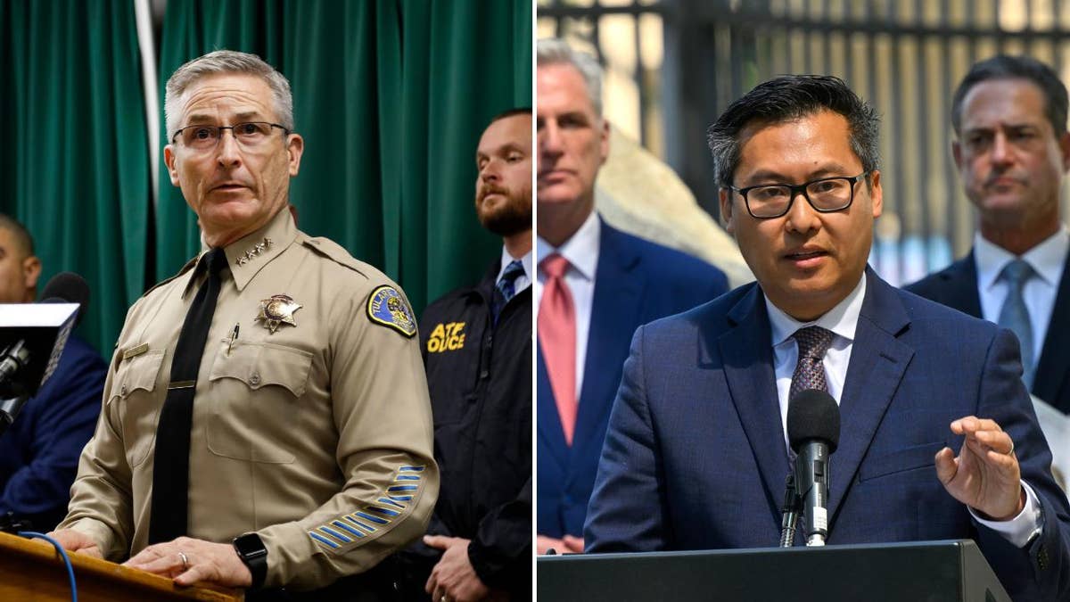 Assemblymember Vince Fong (right) advanced in Californias special runoff election on Tuesday, beating out Tulare County Sheriff Mike Boudreaux (left).