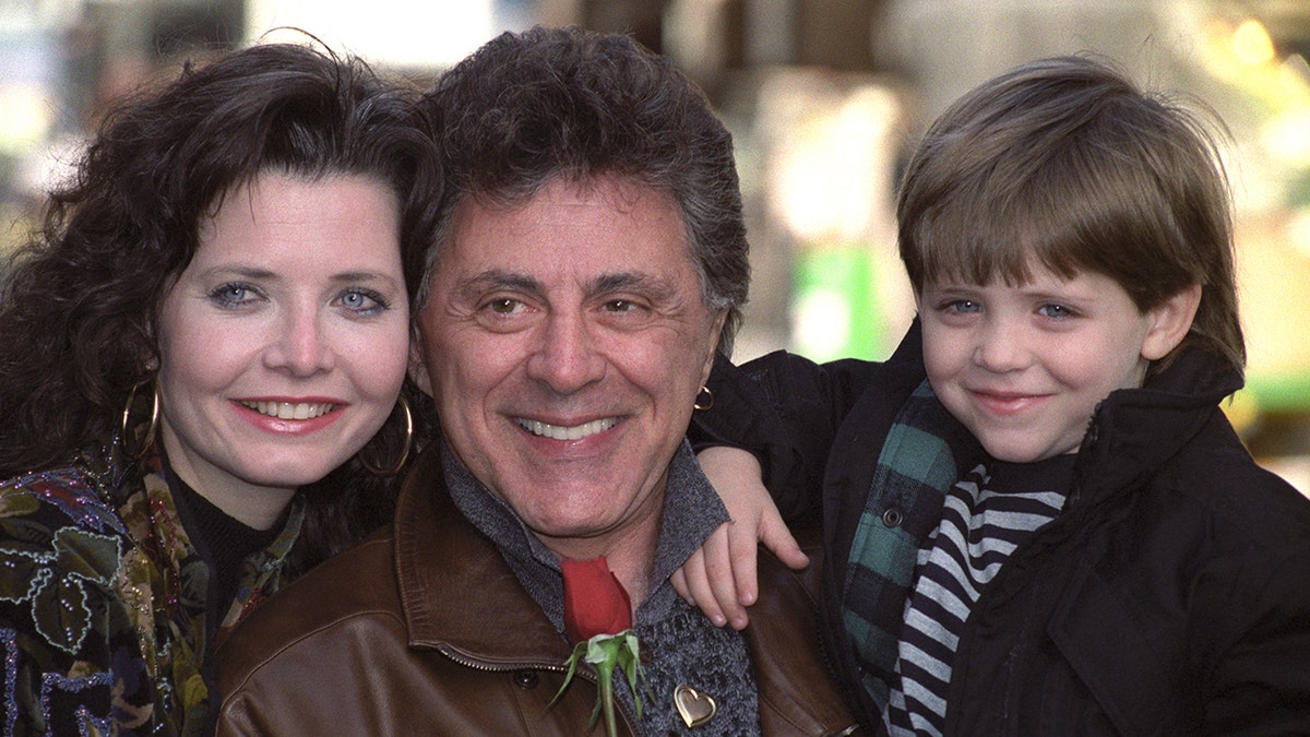 Frankie Valli with his son Francesco and ex-wife Randy