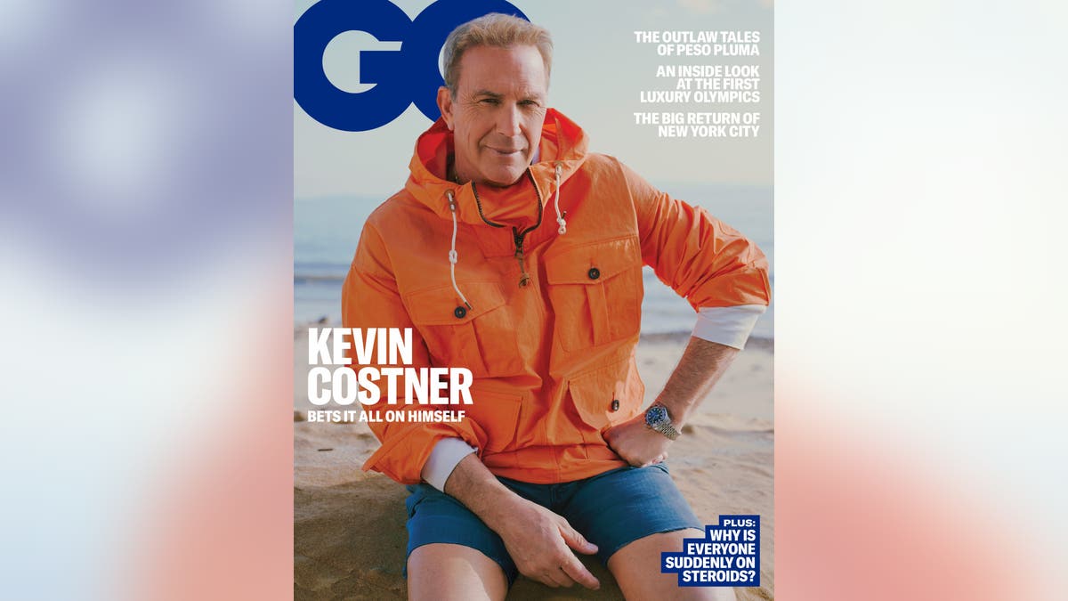 Kevin Costner on the cover of GQ