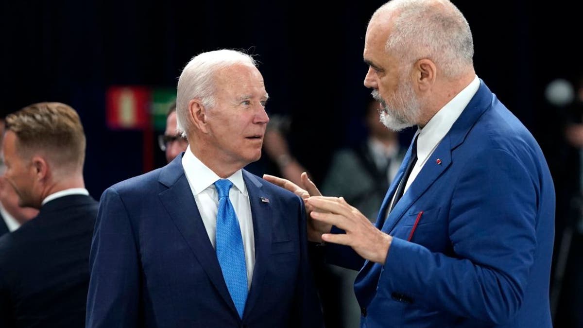 President Biden meets Albanian PM Edi Rama.