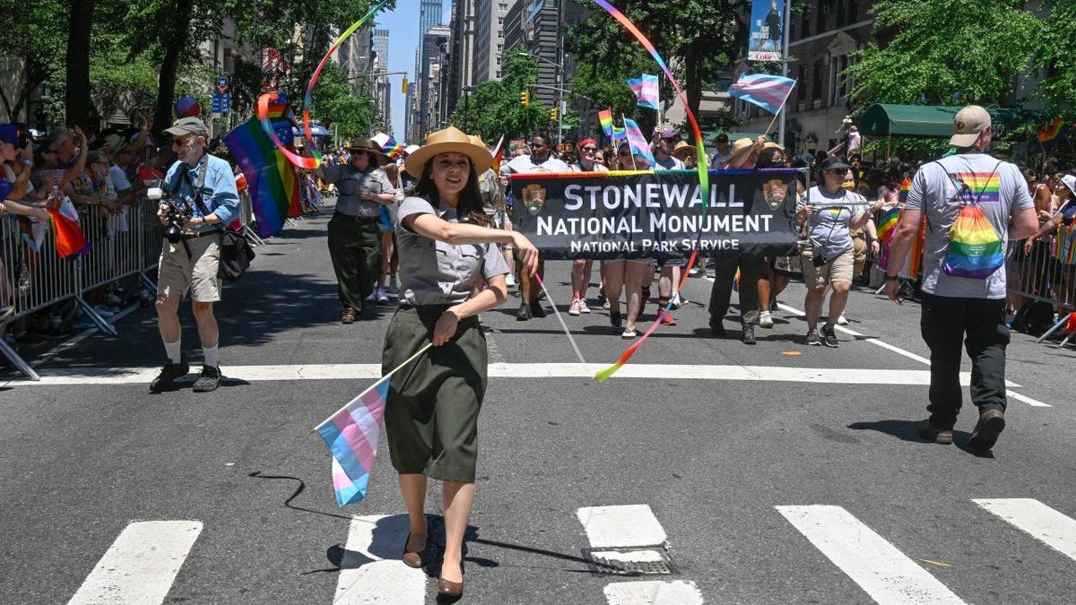 Park rangers at NYC pride march