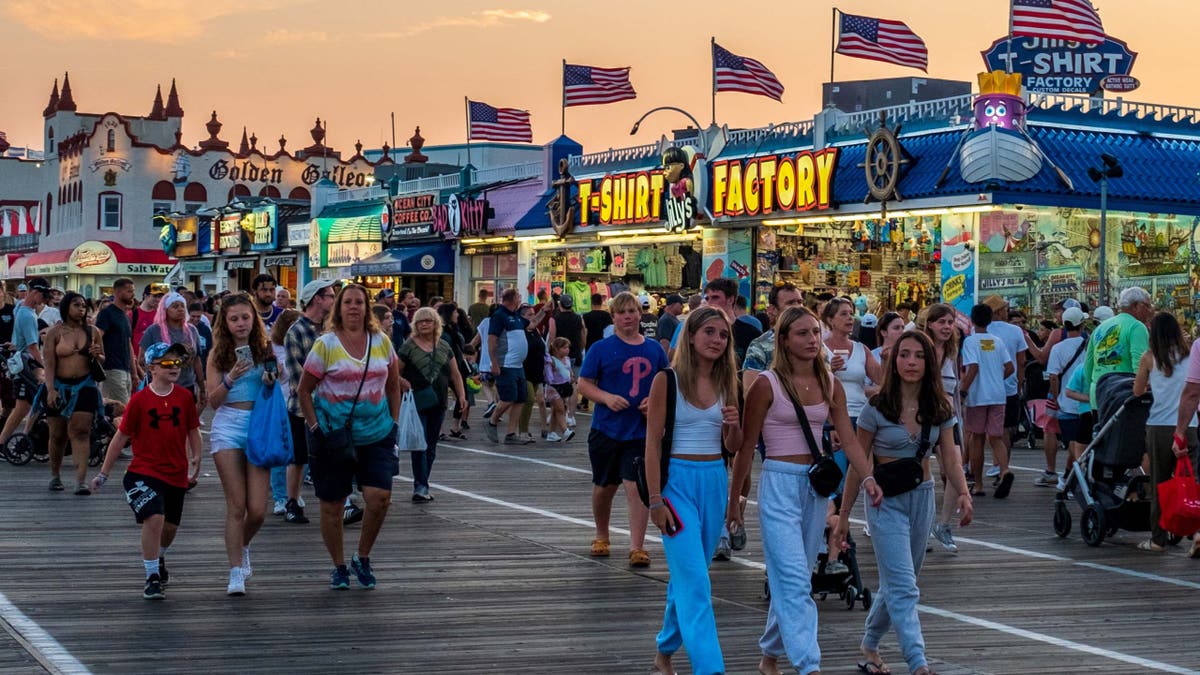 Boardwalk in Ocean City, New Jersey