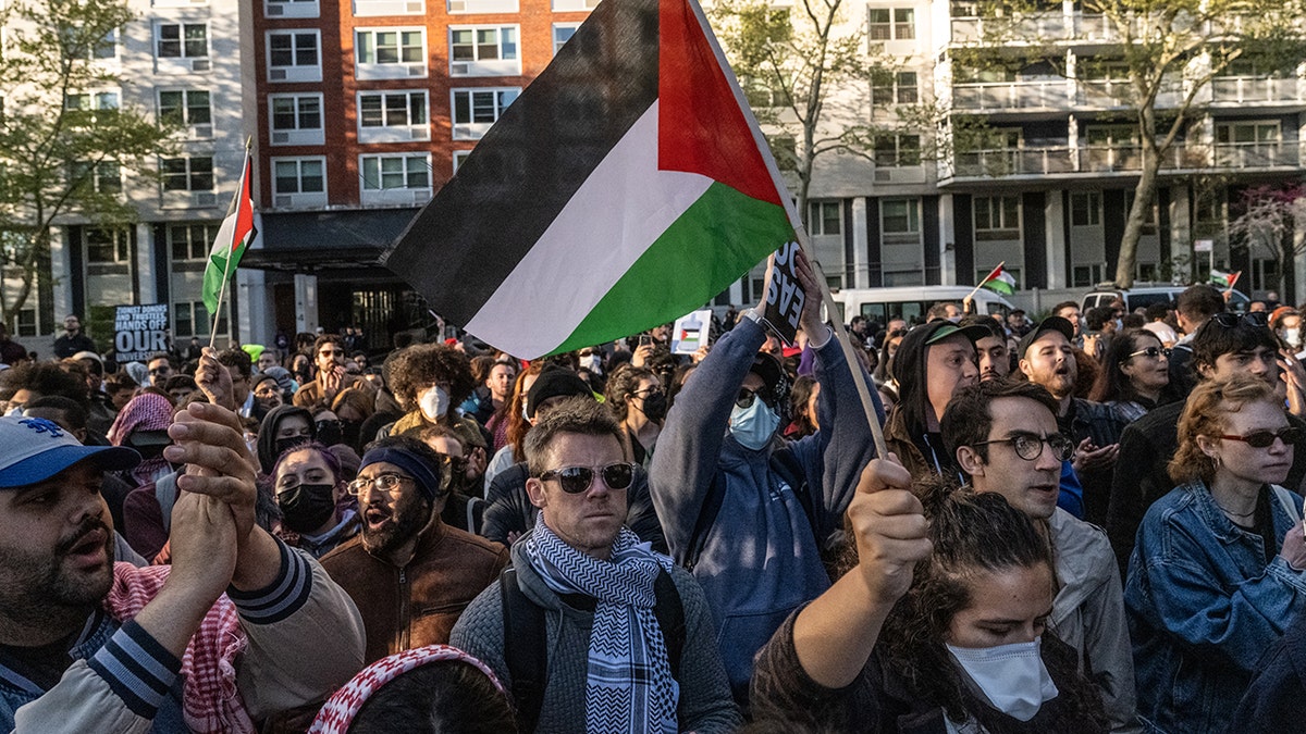 NYU anti-Israel protesters