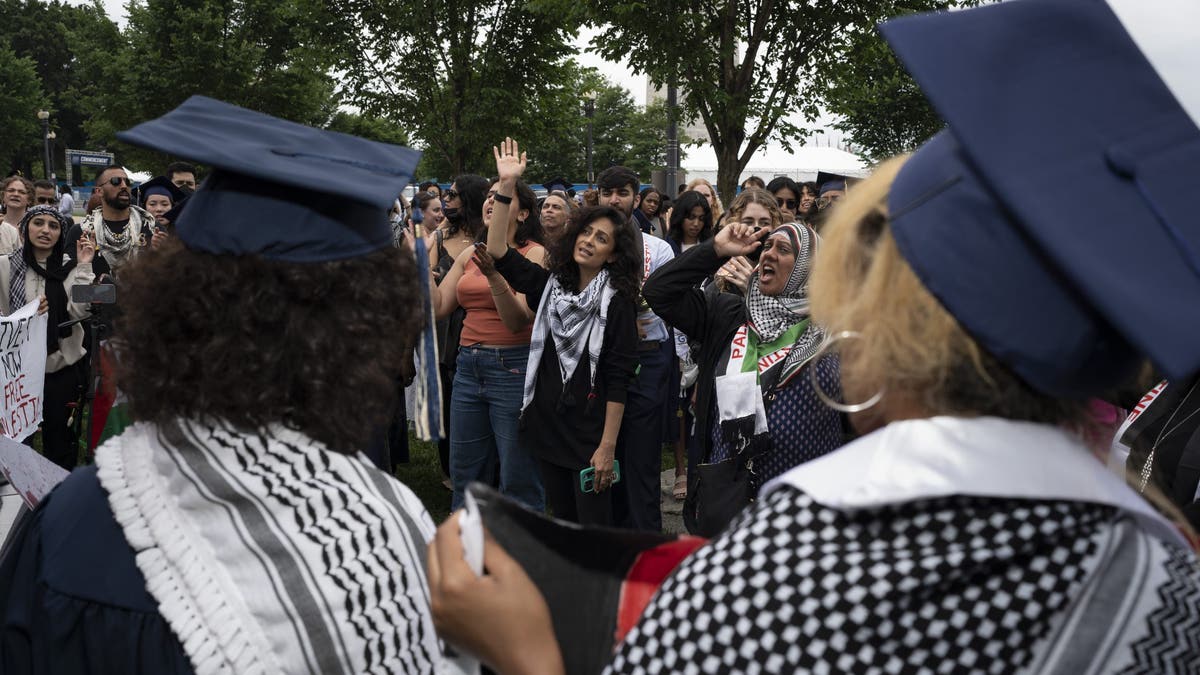 Anti-Israel Graduation protest