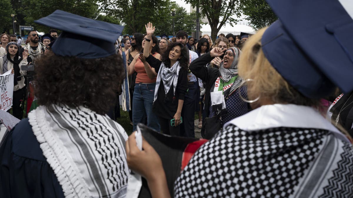Anti-Israel Graduation protest