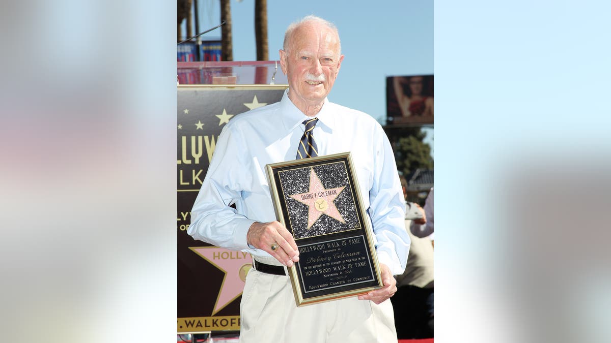 Coleman on the walk of fame 