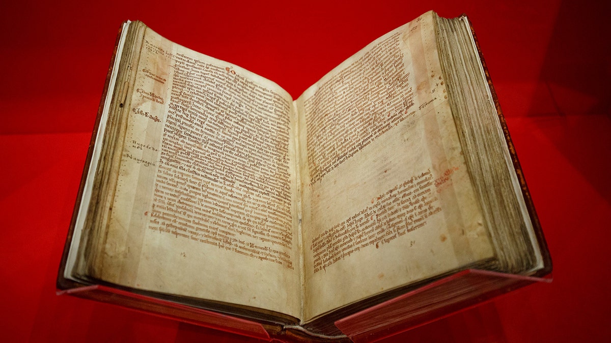 A photo of the Magna Carta