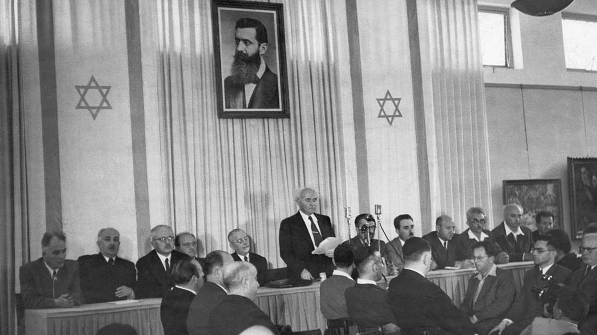 Israeli Prime Minister David Ben Gurion