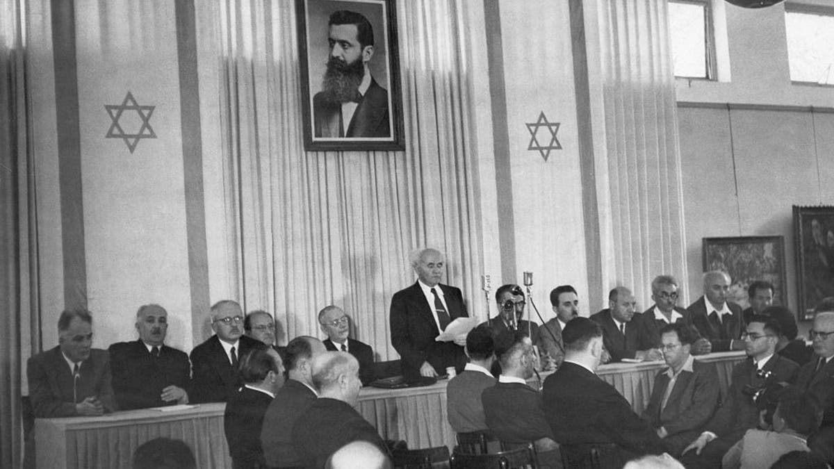 Israeli Prime Minister David Ben Gurion