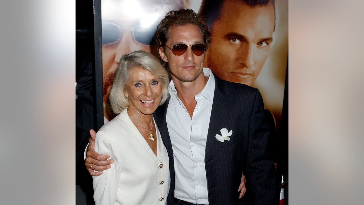 Matthew McConaughey and his mother Kay